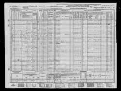 Oliver Perry McIntire Family - 1940 Census