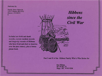 Hibbens since the Civil War