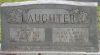 Headstone - Laughter, William Bly & Martha (Nanney)