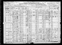 1920 Census - Mainert, Herman & Family