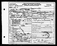 Death Certificate - Oakes, Mary Hester Ann